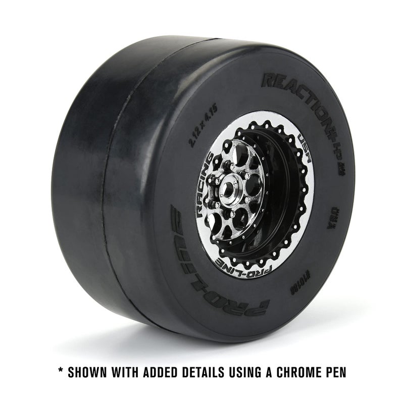 برو-لاين ريسينج Pro-line Racing Showtime + إطار SC Blk Whls F/R PRO279403 RC واسع - Image 2